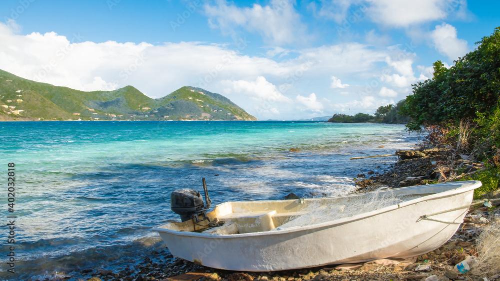 BVI boat beach BVI boat beach